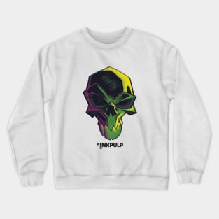 Psychedelic Inkpulp Skull 2 Crewneck Sweatshirt